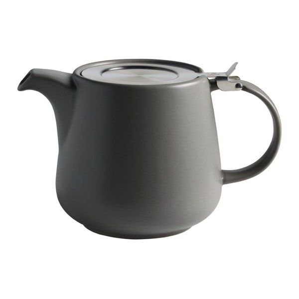 Temno siv porcelanast čajnik s cedilom Maxwell & Williams Tint, 1,2 l