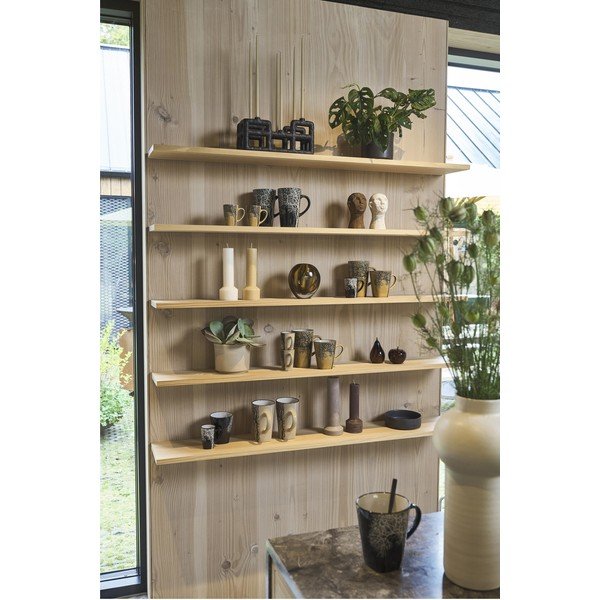 Črne lončene skodelice za espresso v kompletu 4 ks 100 ml Hela – Villa Collection-image-1