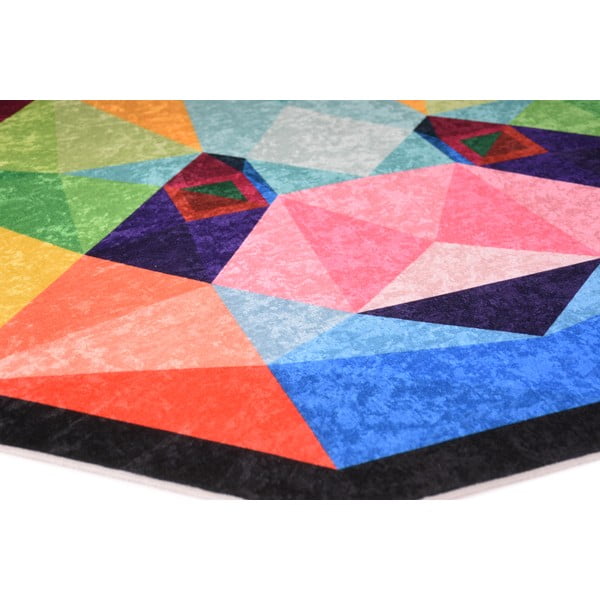 Pralna otroška preproga ø120 cm Rainbow Panda – Vitaus-image-2