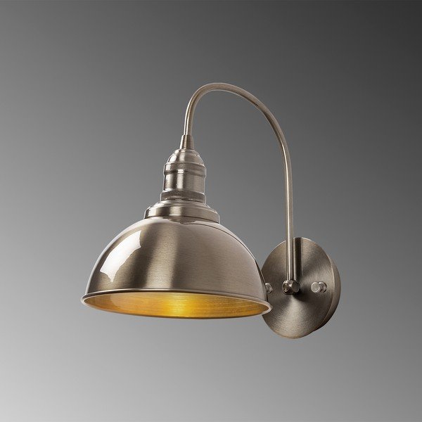 Medeninasta stenska svetilka ø 21 cm Varzan – Opviq lights-image-3