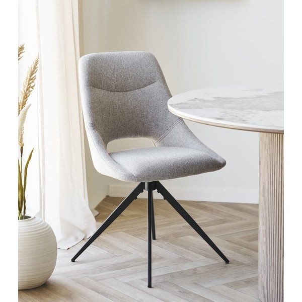 Bež oblazinjen jedilni stol Dokka – House Nordic-image-1