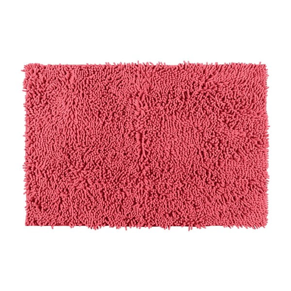 Koralno rdeča kopalniška preproga Wenko Coral, 80 x 50 cm