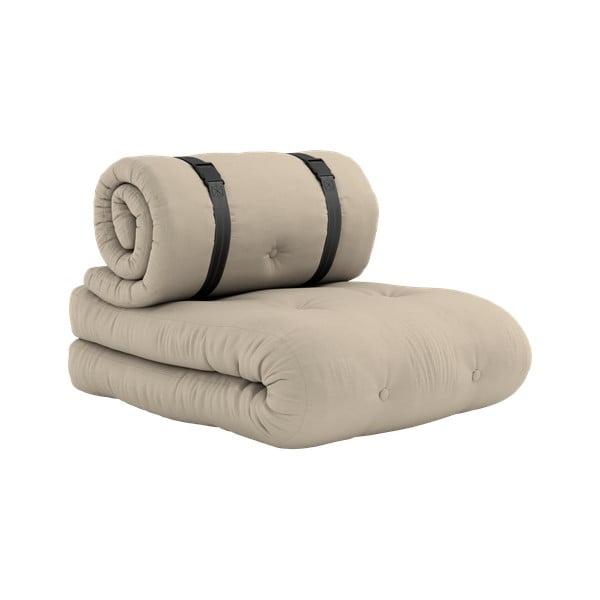 Bež zunanji raztegljiv fotelj Karup Design OUT™ Buckle Up Beige