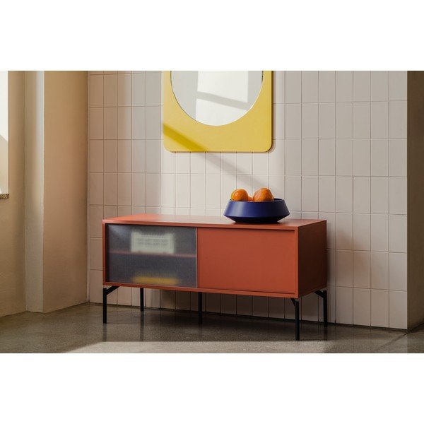 TV omarica v barvi terakote 116x55x42 cm Met Mini – noo.ma-image-1