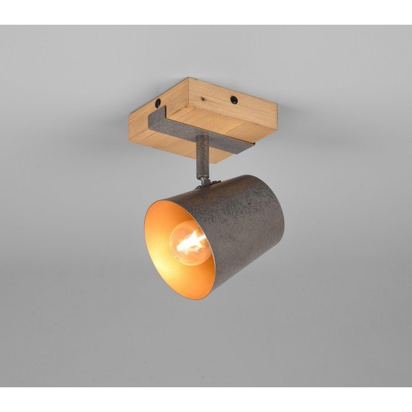 Točkovno svetilo v temno sivi in naravni barvi Bell – Trio-image-1