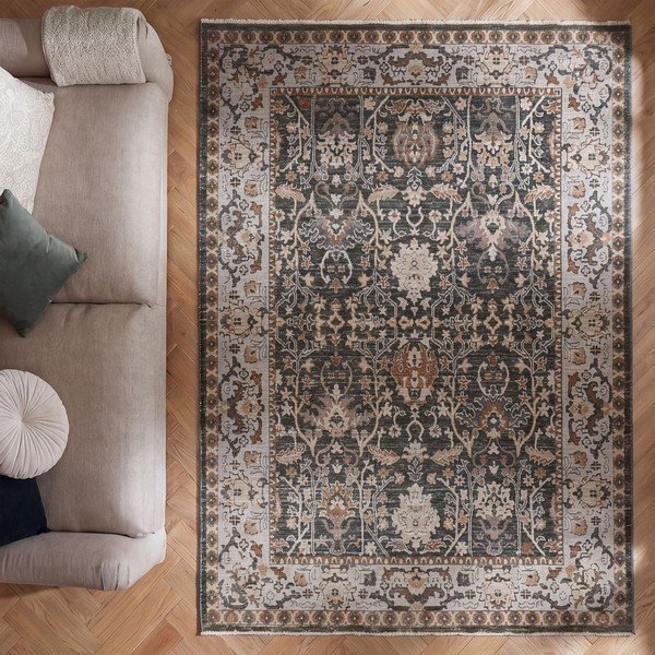Zelena preproga 200x300 cm Amelina Vintage – Flair Rugs-image-2