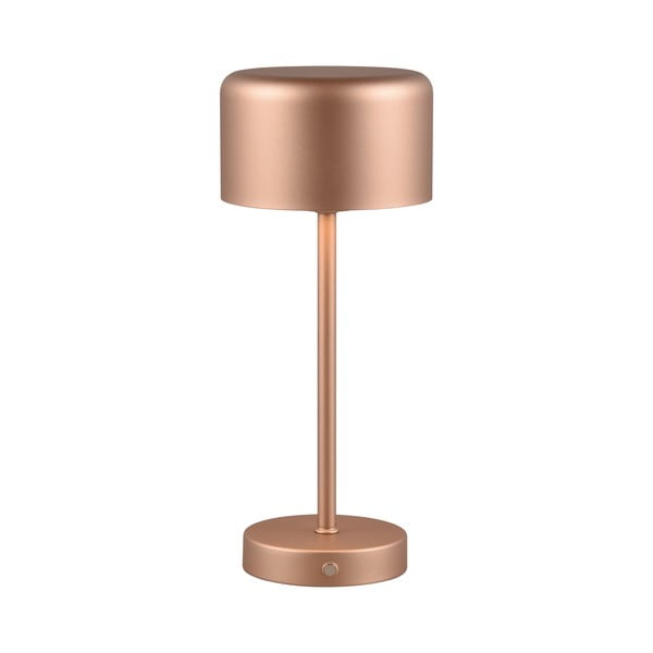 LED zatemnitvena namizna svetilka v bakreni barvi (višina 30 cm) Jeff – Reality-image-1