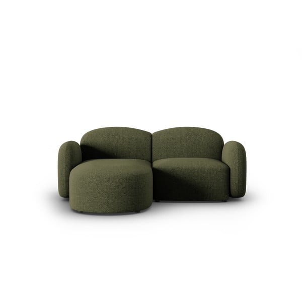 Zelena kotna sedežna garnitura (levi kot) Blair – Micadoni Home