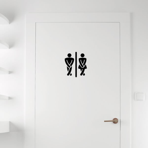 Nalepka Ambiance Man / Woman Restrooms, 15 x 15 cm