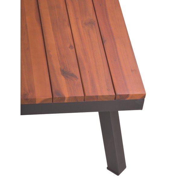 Siva vrtna garnitura iz masivne akacije za 4 osebe Theresa – Garden Pleasure-image-2