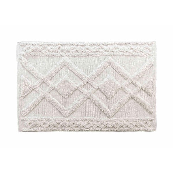 Bela kopalniška preproga 50x80 cm Gladis – douceur d'intérieur