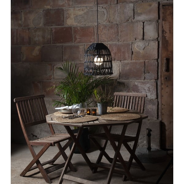 Črno senčilo ø 30 cm Knute – Star Trading-image-2