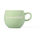 Zelena skodelica iz kamenine 420 ml Muggies – Salt&Pepper