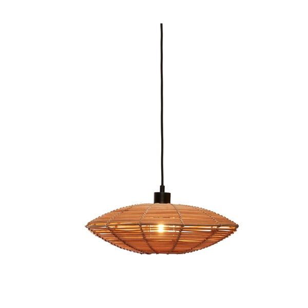 Viseča svetilka v naravni barvi s senčnikom iz ratana ø 40 cm Tanami – Good&Mojo