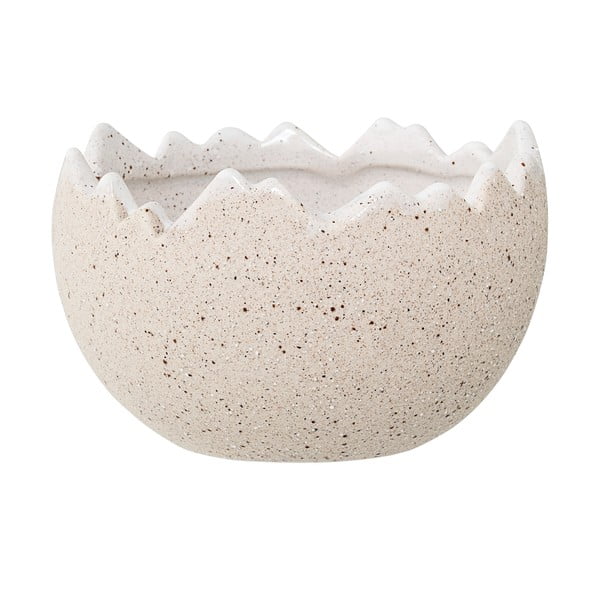 Bloomingville Velikonočni lonec iz bele keramike, ⌀ 13 cm