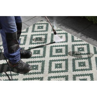 Zeleno-krem zunanja preproga NORTHRUGS Malta, 160 x 230 cm