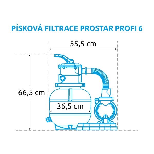 Peščena črpalka za bazen ProStar Profi 8 m3/h – Marimex-image-1
