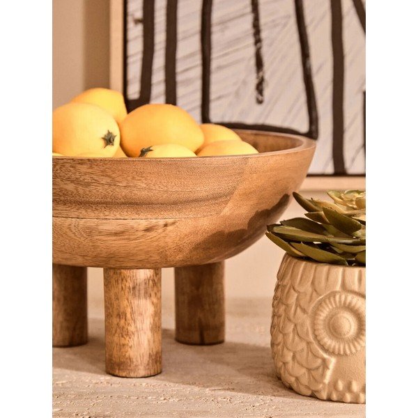 Lesena skleda v naravni barvi ø 27 cm Kara – Premier Housewares-image-3