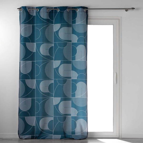 Modra zavesa 140x280 cm Esquisse – douceur d'intérieur
