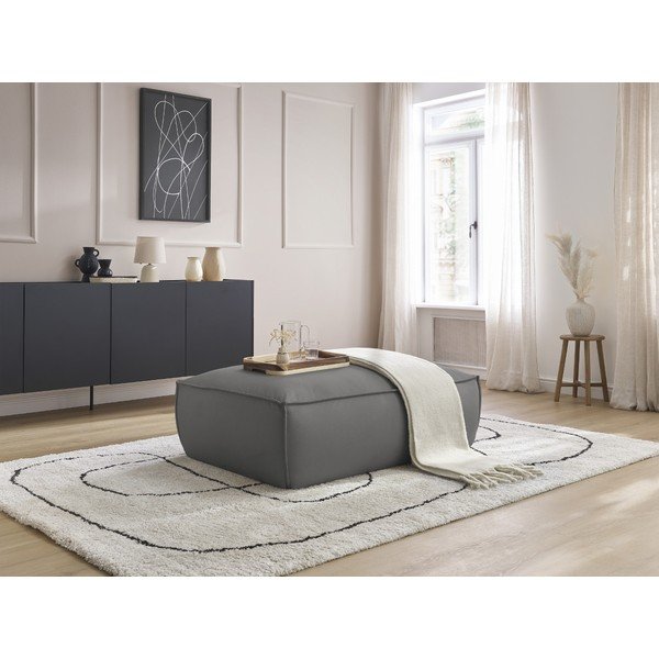 Siv tabure iz umetnega usnja Boheme – Bobochic Paris-image-1