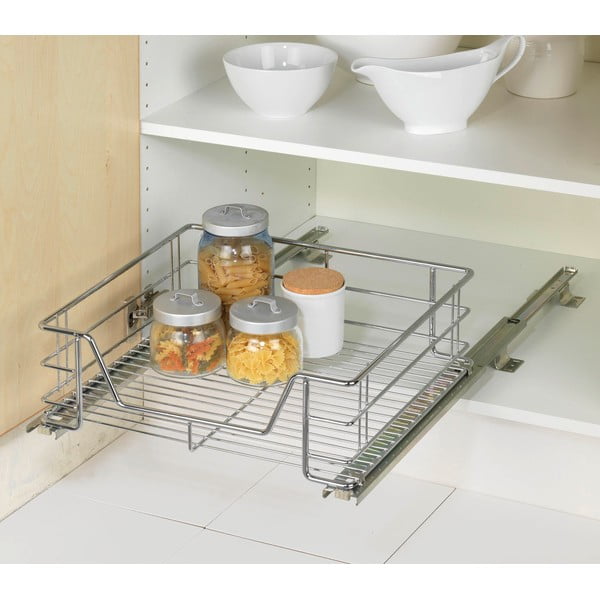 Izvlečna polica iz nerjavečega jekla Maximex Slide, 51 x 40 cm-image-1
