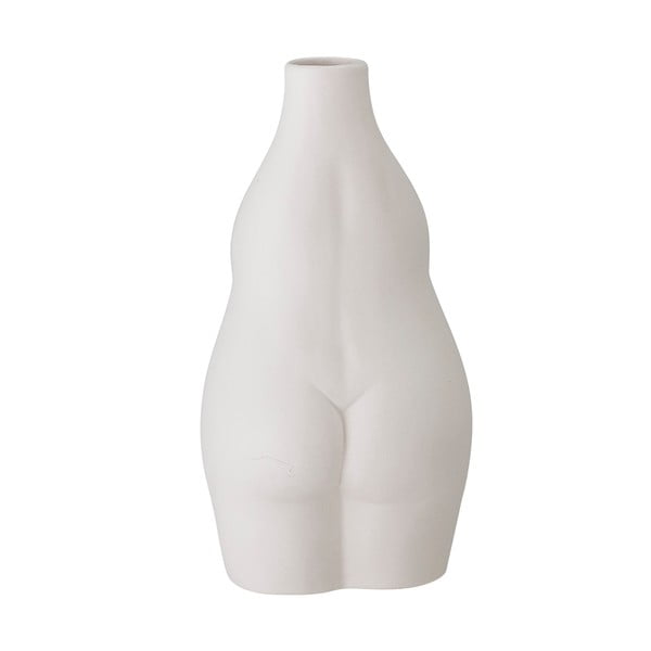 Vaza iz bele keramike Bloomingville Elora, višina 18 cm-image-3