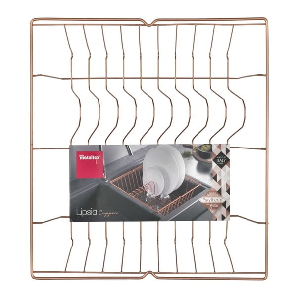 Odcejalnik v bakreni barvi Metaltex-image-1