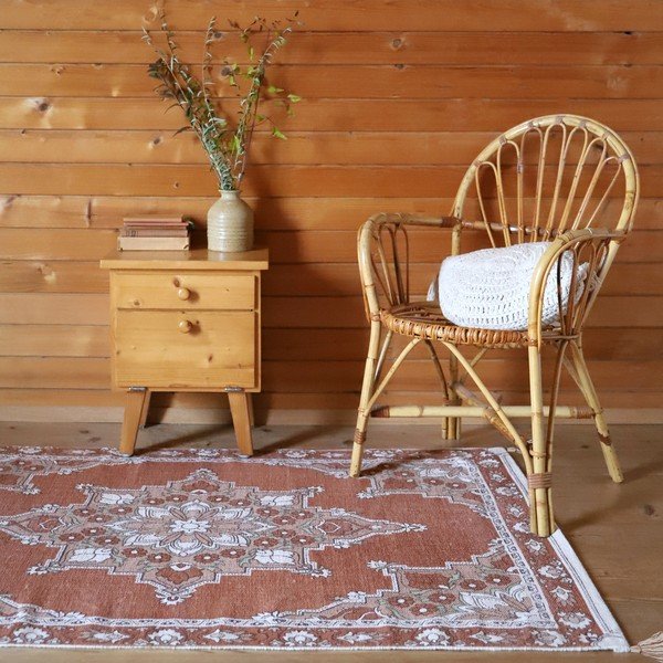 Oranžna otroška preproga 100x150 cm Lalitha – Nattiot-image-3