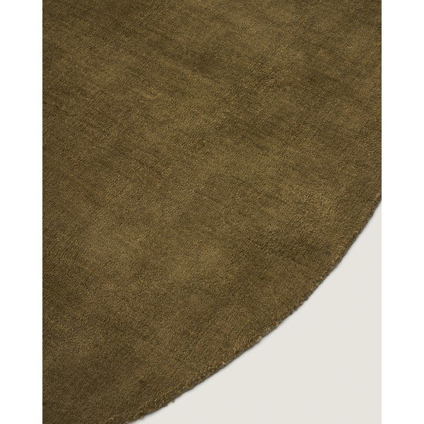 Zelena okrogla preproga ø 200 cm Empuries – Kave Home-image-4