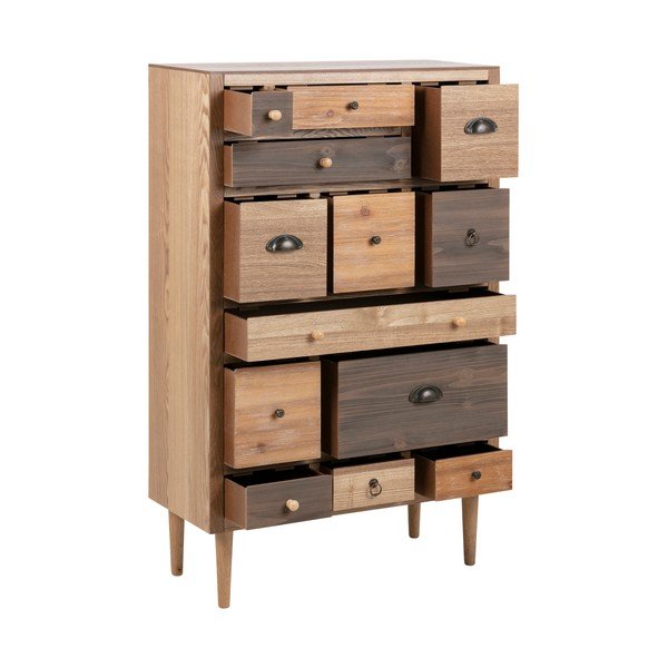 Visoka komoda v jesenovem dekorju 70x114 cm Thais - Actona-image-2
