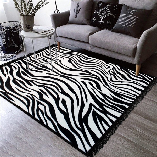 Obojestranska pralna preproga Kate Louise Doube Sided Rug Zebra, 120 x 180 cm-image-4