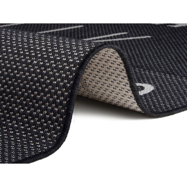 Črna otroška preproga Ragami Letters, 80 x 150 cm-image-2