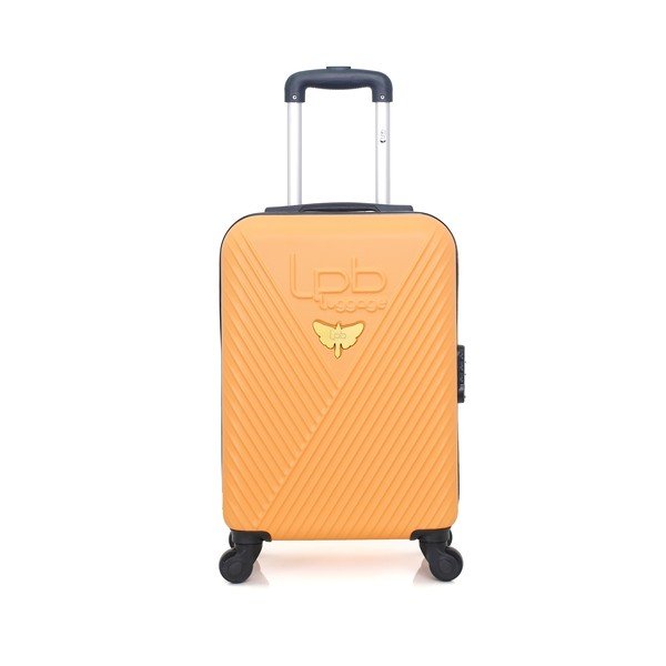 Oranžen kovček na 4 kolesih LPB Francis, 31 l