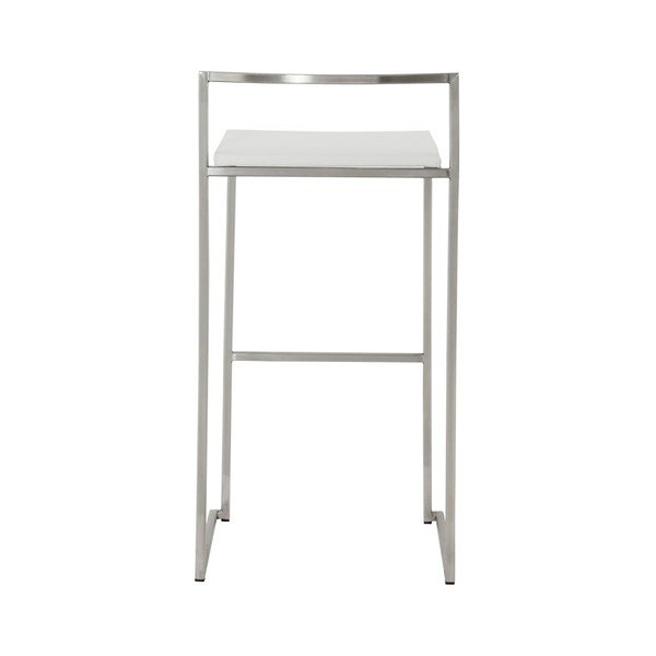 Barski stol z belim sedežem Kokoon Meto, višina sedeža 74 cm-image-1