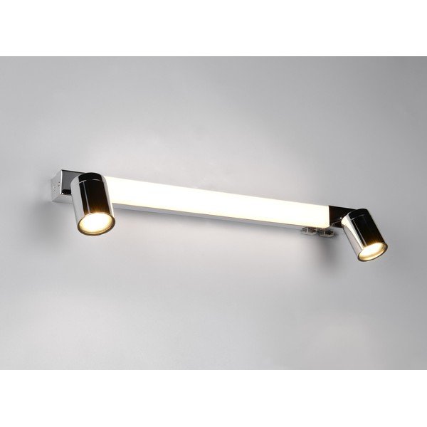 LED stenska svetilka v sijajno srebrni barvi Enrico – Trio-image-1