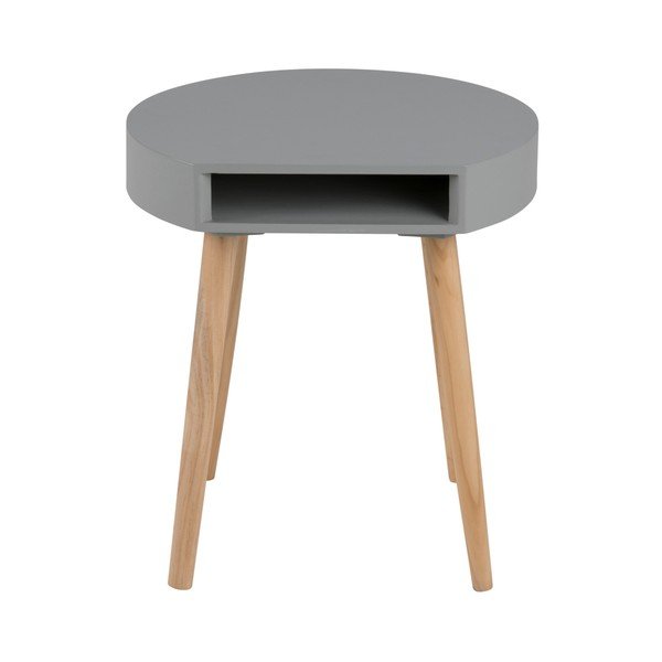 Actona Ela siva odlagalna miza s predalom-image-1