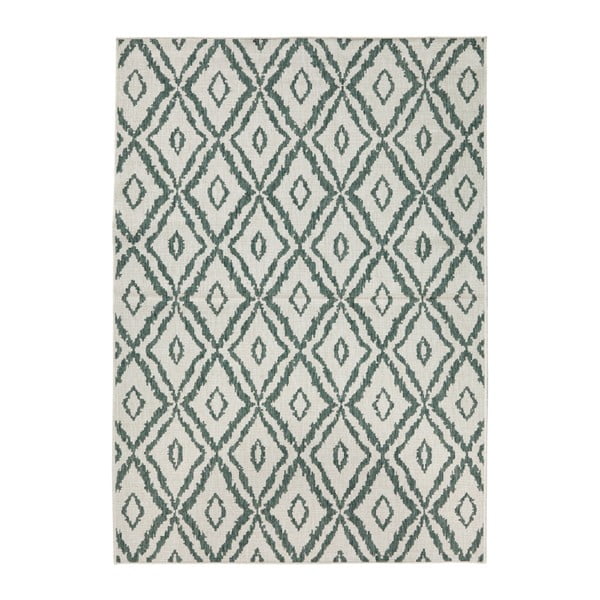 Zeleno-bela zunanja preproga NORTHRUGS Rio, 200 x 290 cm-image-2