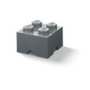 Otroška temno siva škatla za shranjevanje LEGO® Square
