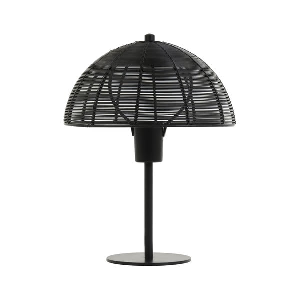Črna namizna svetilka (višina 33 cm) Klobu - Light & Living