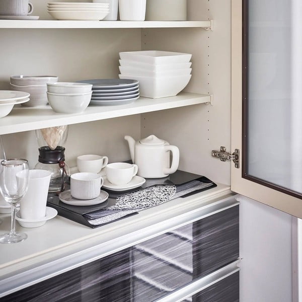 Kovinsko držalo za pogrinjke z namestitvijo brez vrtanja Tower – YAMAZAKI-image-4