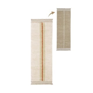 Bež bombažen tekač 80x230 cm Duetto Sage – Lorena Canals