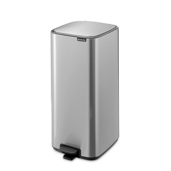 Jeklen koš za smeti s pedalom v mat srebrni barvi 30 l Bo – Brabantia