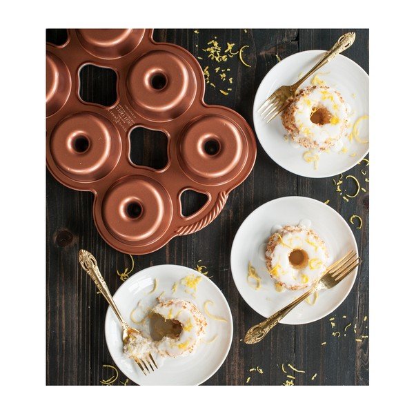 Pekač za 6 mini kolačev v bakreni barvi Nordic Ware Angel, 1,4 l-image-3
