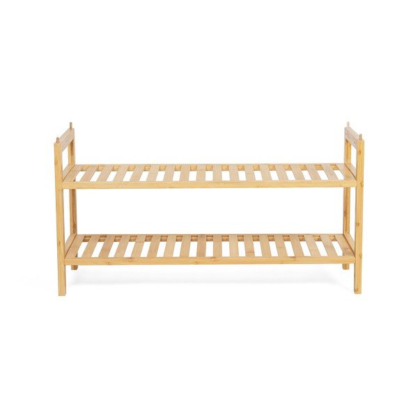 Bambusova omarica za čevlje v naravni barvi 69x35x25 cm Noris – Bonami Essentials-image-2