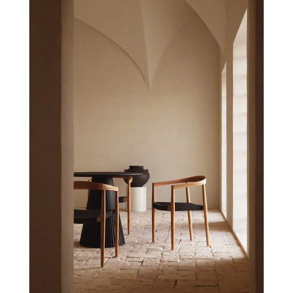 Jedilni stoli v naravni barvi v kompletu 4 ks Ydalia – Kave Home-image-1