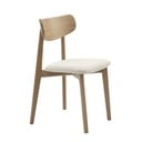 Kremno bel/naraven jedilni stol Elim – Unique Furniture