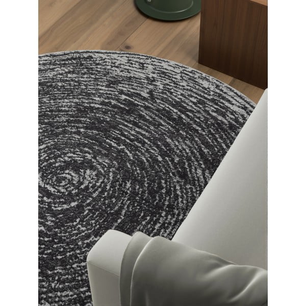 Siva okrogla preproga ø 120 cm Gloria Cavallo – Hanse Home-image-2