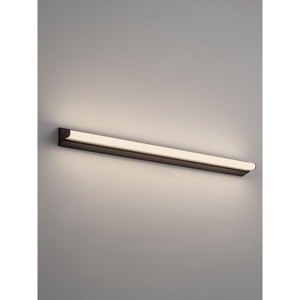 Mat črna aluminijasta LED stenska svetilka Endo – Nova Luce-image-3