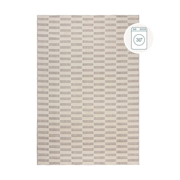 Sivo-bež pralna preproga 116x170 cm Marlowe – Flair Rugs