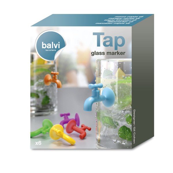 Komplet 6 kosov steklenih razlikovalnikov Balvi Tap-image-2